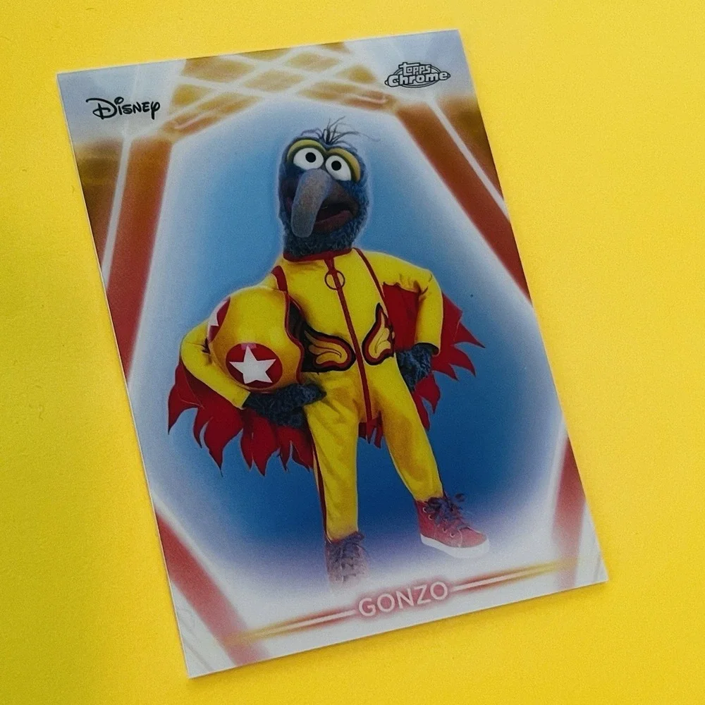 2026 Topps Chrome Neon Disney Gonzo Neon‎ Etch CNE-191 The Muppets